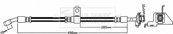 BORG & BECK Pidurivoolik BBH8130